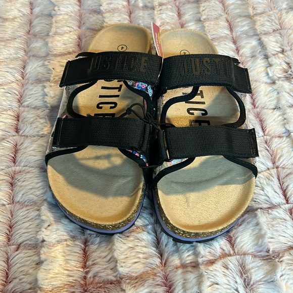 Justice Girl Sandals with sequins on the side - Picture 1 of 5